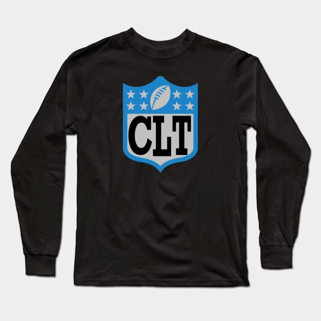 CLT Football Long Sleeve T-Shirt by CuLTure Clothing 